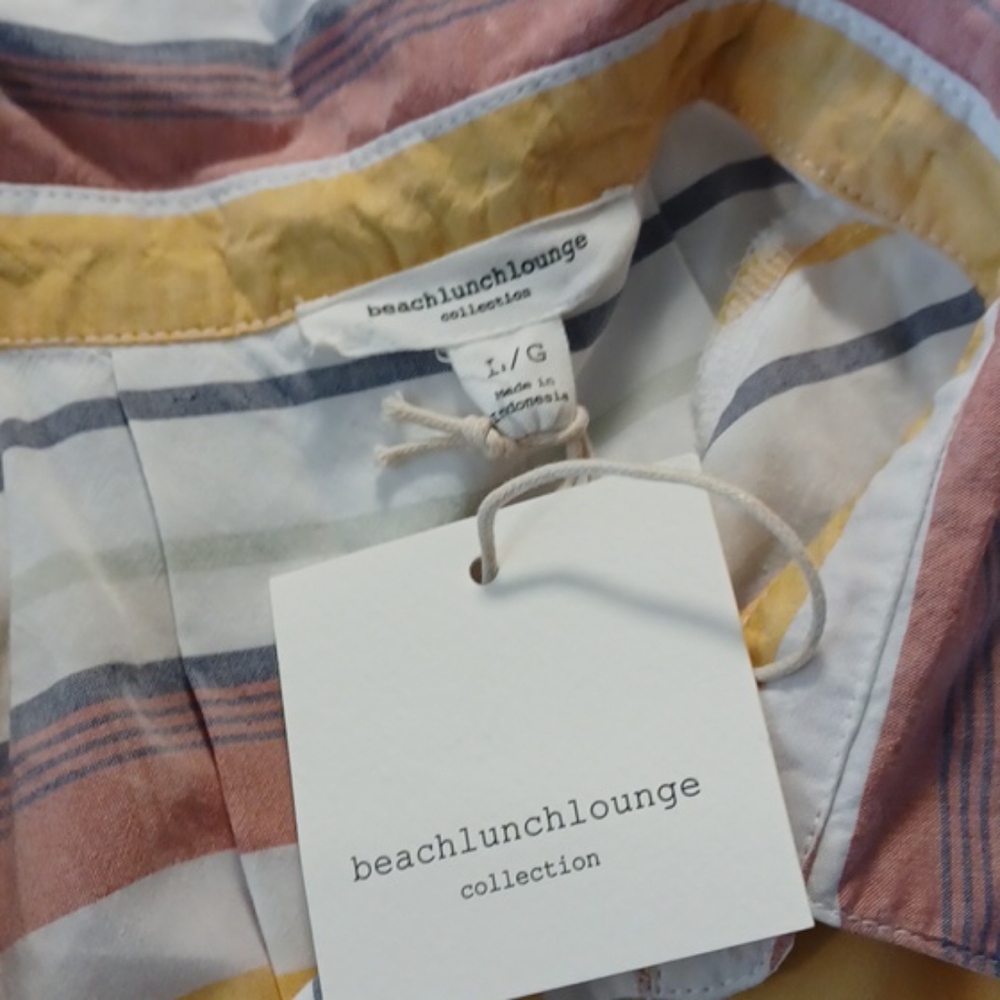 ❤️6 items for $30 sale!!❤️ Beachlunchlounge Stripped  Sleeveless Top - Picture 5 of 7